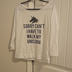 🪅 White Long Sleeve Shirt Size M